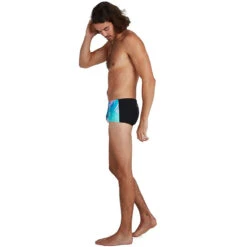 Speedo - Men's 17cm Club Training Placement Brief - Black/Blue -Cheap The Best Swimwear Store speedo mens 17cm club training placement brief black blue 4