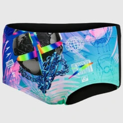 Speedo - Men's 17cm Club Training Placement Brief - Black/Blue -Cheap The Best Swimwear Store speedo mens 17cm club training placement brief black blue 7