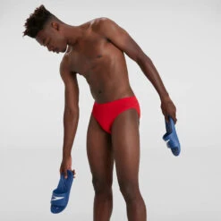 Speedo - Men's Eco Endurance+ 7cm Brief - Red -Cheap The Best Swimwear Store speedo mens eco endurance 7cm brief red 7