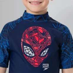 Speedo - Spider Man Short Sleeve Rash Top -Cheap The Best Swimwear Store speedo spider man short sleeve sun top 5