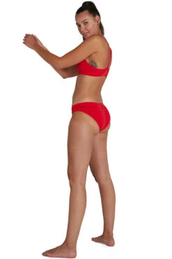 Speedo - Womens Essential Endurance Plus Thinstrap Bikini - Red -Cheap The Best Swimwear Store speedo womens essential endurance plus thinstrap bikini red 9