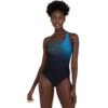 Speedo - Women's Placement Medalist Swimsuit - Black