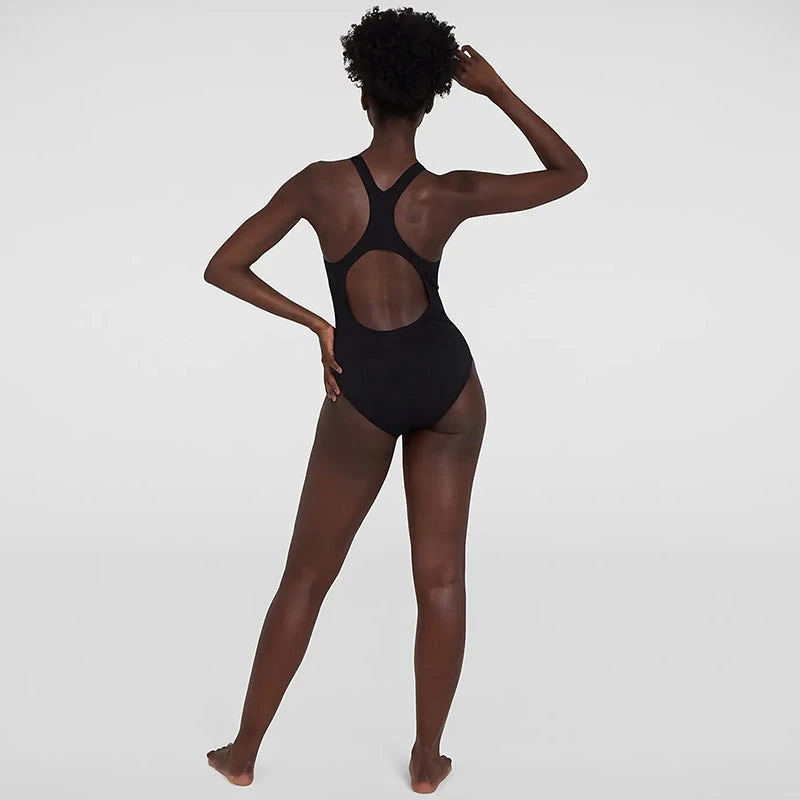 Speedo - Women's Placement Medalist Swimsuit - Black 3 Speedo - Women's Placement Medalist Swimsuit - Black - Image 3
