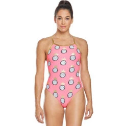 The Finals Funnies - Kingston Foil Flutterback Ladies Swimsuit -Cheap The Best Swimwear Store the finals kingston foil flutter back ladies one piece swimsuit 5