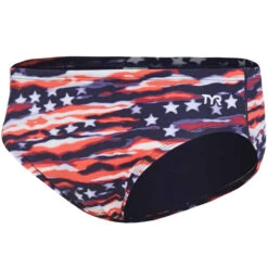 TYR - Men’s All American All Over Racer Swimsuit - Red/White/Blue -Cheap The Best Swimwear Store tyr men s all american all over racer swimsuit red white blue 3