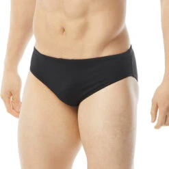 TYR - Men’s Big Logo All Over Racer Swimsuit - Black/White