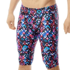 TYR - Men’s Meso All Over Jammer Swimsuit - Black/Multi