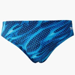 TYR - Men’s Reaper Wave All Over Racer Swimsuit - Blue -Cheap The Best Swimwear Store tyr men s reaper wave all over racer swimsuit blue 5
