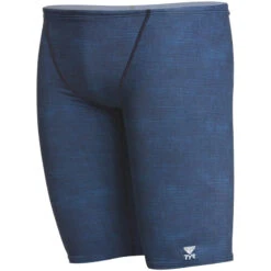 TYR - Men’s Sandblasted Allover Training Jammer - Navy -Cheap The Best Swimwear Store tyr men s sandblasted allover training jammer navy 3
