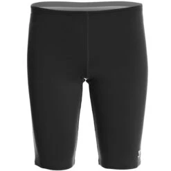 TYR - Men’s Solid Durafast Jammer Swimsuit - Black -Cheap The Best Swimwear Store tyr men s solid durafast jammer swimsuit black 4