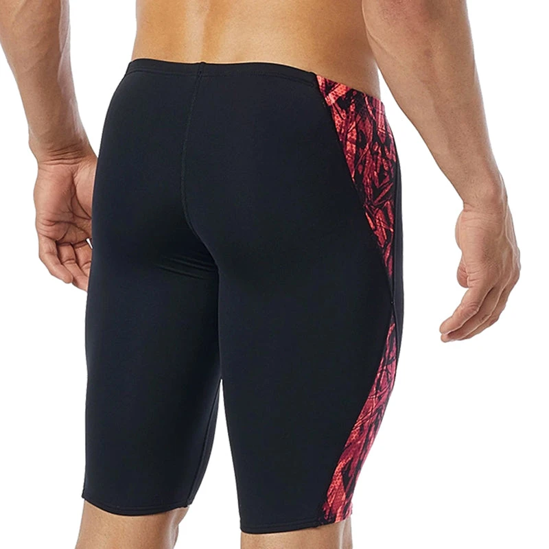 TYR - Men’s Sagano Blade Splice Jammer Swimsuit - Red 2 TYR - Men’s Sagano Blade Splice Jammer Swimsuit - Red - Image 2