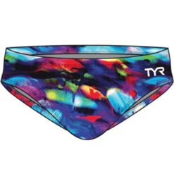 TYR - Men's Synthesis Racer Brief - Blue/Multi -Cheap The Best Swimwear Store tyr mens synthesis racer 461 5