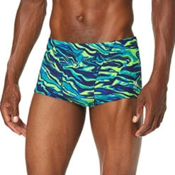 TYR - Miramar All Over Mens Trunks - Blue/Green -Cheap The Best Swimwear Store tyr miramar all over mens trunks blue green 3