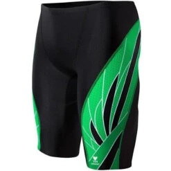 TYR - Phoenix Splice Mens Jammer - Black/Green -Cheap The Best Swimwear Store tyr phoenix splice mens jammer black green 3