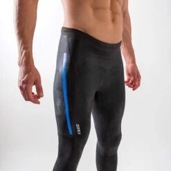 Zone3 - Neoprene Buoyancy Kickpants 5/3mm - Black/Blue -Cheap The Best Swimwear Store zone3 neoprene buoyancy kickpants 5 3mm black blue 4